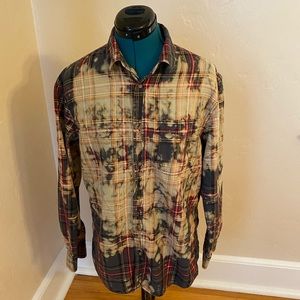 Zara Men’s Checked Bleached Shirt